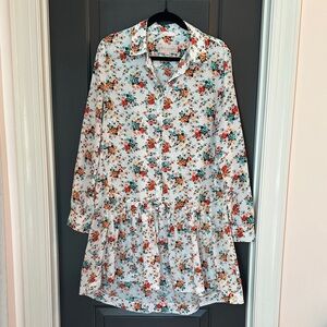 Philosophy White Floral Dress